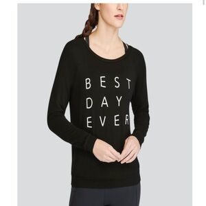 Black 'Best Day Ever' Sweatshirt